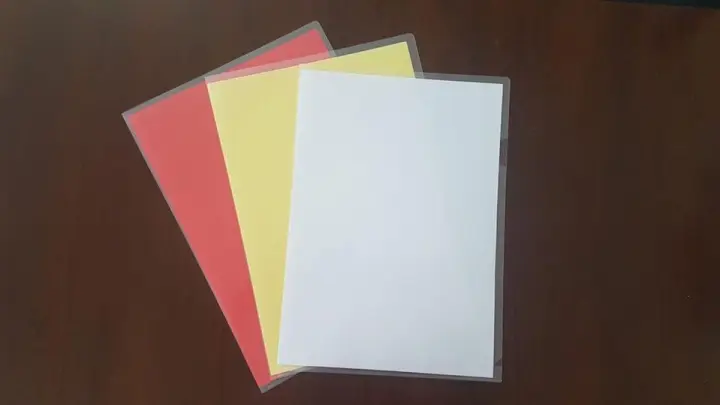 Bìa lá/ File hở 2 cạnh Nhựa khổ A4 trắng trong lưu trữ hồ sơ gọn gàng, ngăn nắp - TCT