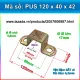 Pat U - Pát chữ U - Tay nắm cửa (Ke - Bát - Pas - Path). 
