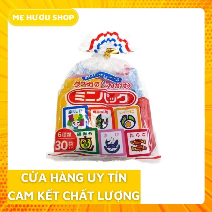 Gia Vị Hạt Rắc Cơm Rắc Cháo Cho Bé Ăn Dặm 30 Gói Nội Địa Nhật Bản Furikake Tanaka Food 6 Vị Dành Cho Bé 1Tuổi Bổ Sung Dinh Dưỡng Như Sắt Đạm Kẽm… – No Brand – top1shop
