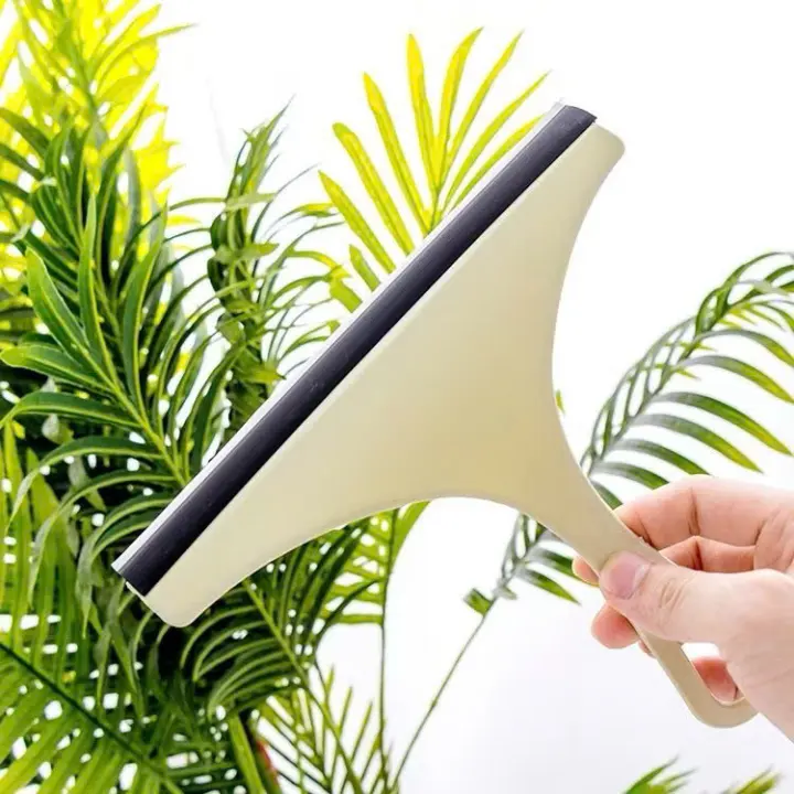 Cây lau kính, gạt kính, lau gương đầu silicon có lỗ treo móc K323, dùng cho xe hơi, nhà bếp, phòng tắm.