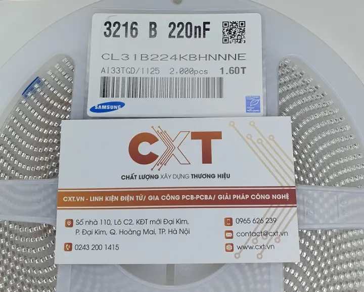 Tụ dán 1206 50V các loại (10 chiếc)