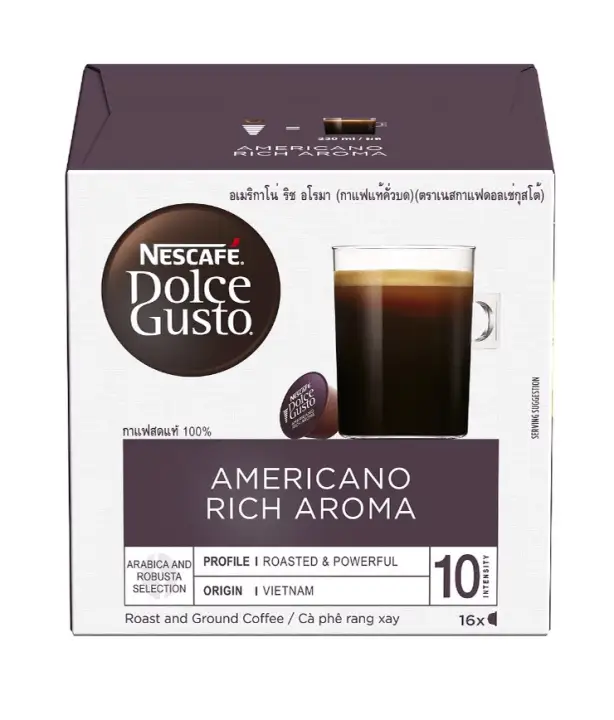 HỘP 16 VIÊN NÉN NESCAFE DOLCE GUSTO VỊ AMERICANO RICH AROMA – nescafe – top1shop