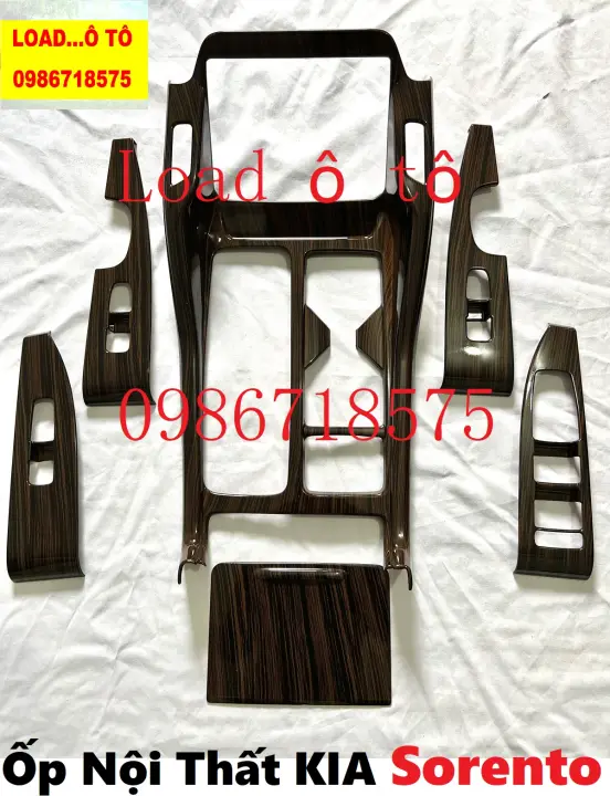 Ốp Nội Thất Xe KIA Sorento 2023-2021 Mẫu Vân Gỗ Cao Cấp