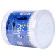 Tăm bông cao cấp Hana (hộp tròn, lớn, lõi gỗ, 200 chiếc). 
