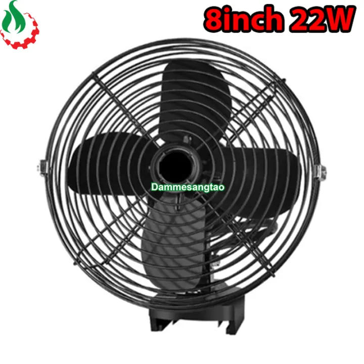 Quạt 8 inch dùng pin Makita 18V có đảo chiều 2 cấp độ gió 2 cổng USB