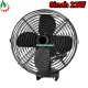 Quạt 8 inch dùng pin Makita 18V có đảo chiều 2 cấp độ gió 2 cổng USB. 