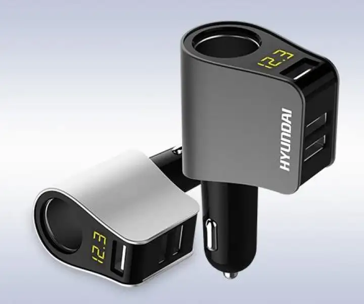 Tẩu sạc ô tô Hyundai HY-10 loại 3 cổng sạc chất lượng cao - bản tiêu chuẩn | Lazada.vn