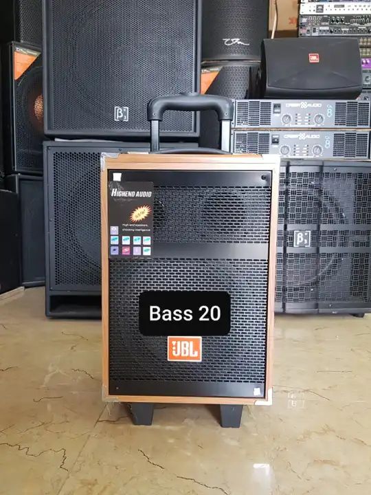 Loa kéo Bluetooth Karaoke A-818: Bass 20, có 1 Micro không dây