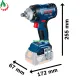 Máy siết bulong dùng pin Bosch 18V GDS 18V-400. 
