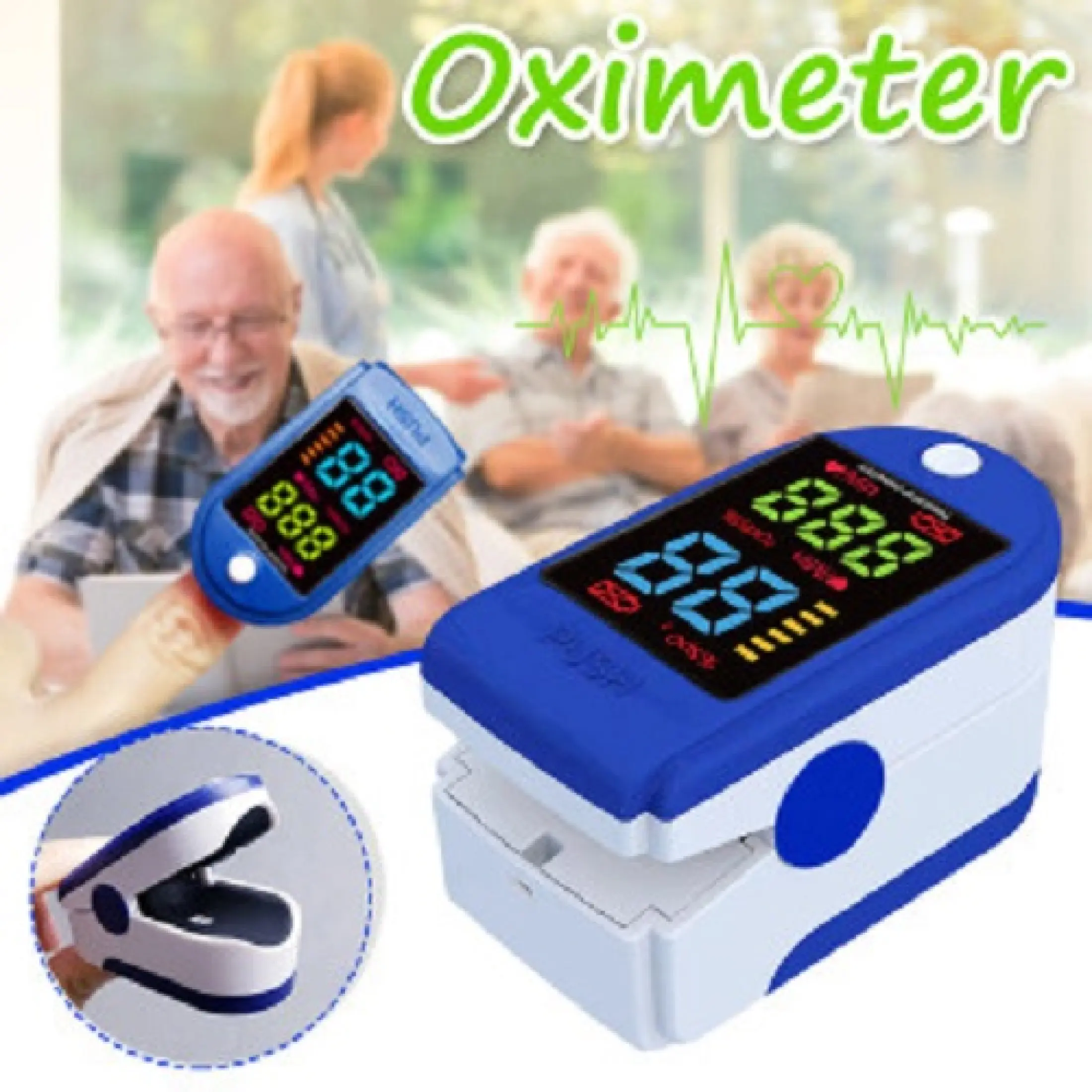 Máy đo nồng độ oxy trong máu SPO2 (C01) - Thương hiệu: Yiwangmao - Xuất xứ: Trung quốc - 249.000 VNĐ 6