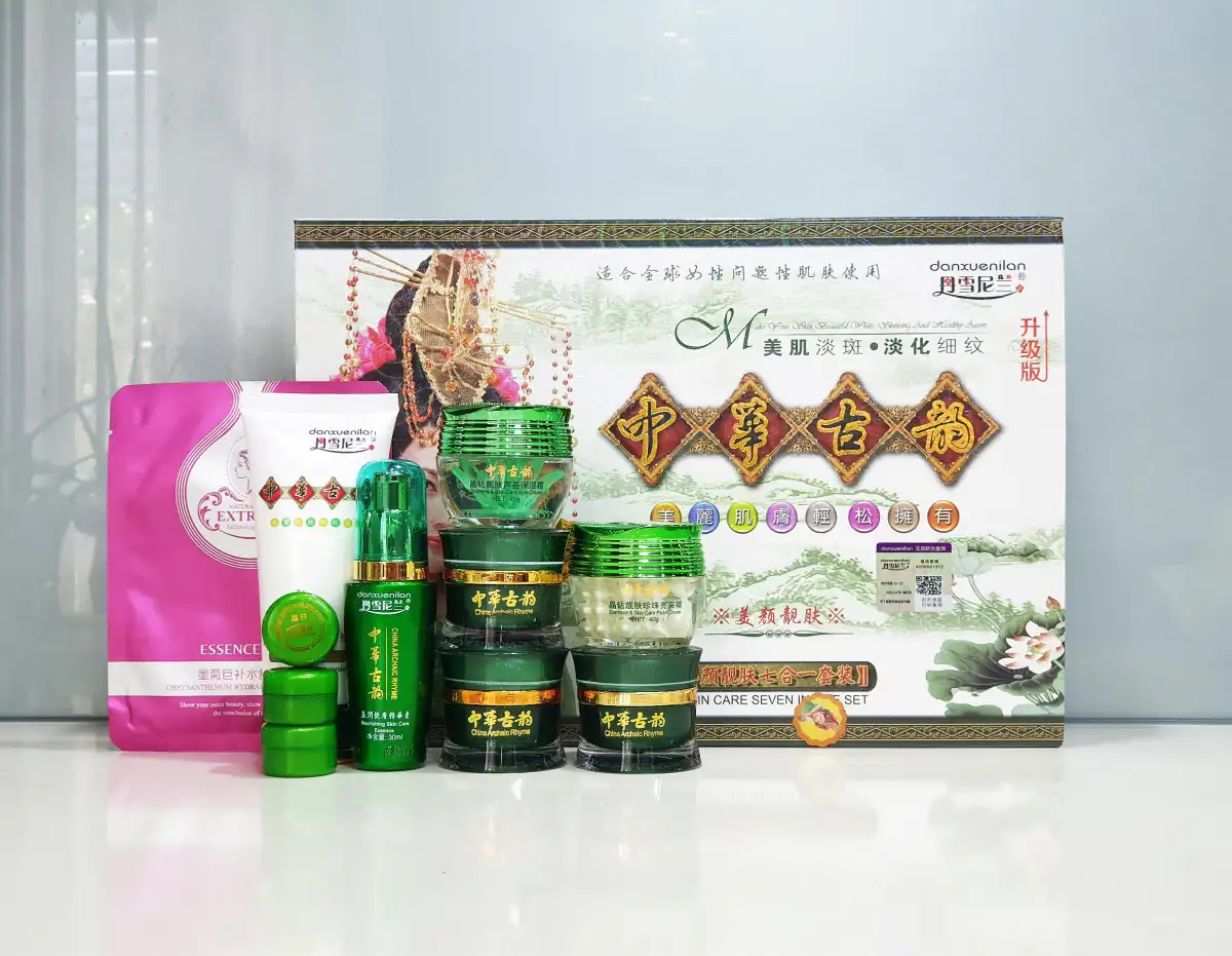 Hoàng cung xanh 7in1, sạch nám, tàn nhang, trắng da, kem Danxuenilan xanh 7in1 - Mỹ phẩm hoàng cung xanh 7in1 | Lazada.vn