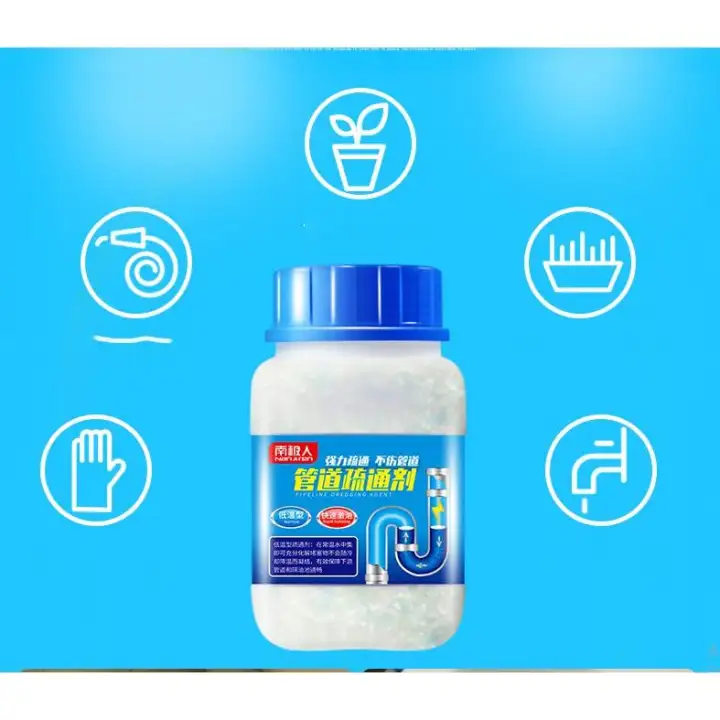 Chai bột th&ocirc;ng tắc cống thần th&aacute;nh, bột tẩy vệ sinh bồn cầu, th&ocirc;ng tắc cống,  th&ocirc;ng tắc bồn rửa b&aacute;t cực mạnh