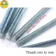 Thanh ren (ty ren), tiren thép mạ kẽm đủ kích thước M6-M12 (1 mét). 