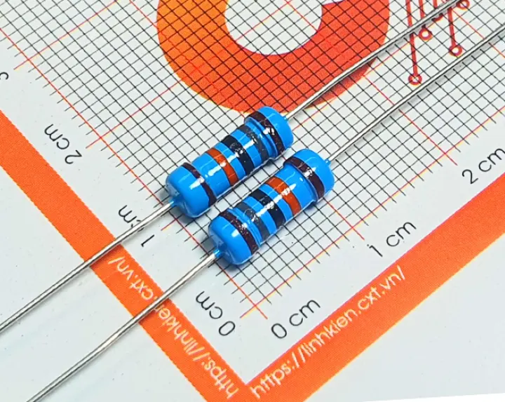 Điện trở vạch 1W 180k 1% (10c)