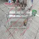 Bếp than nướng gà vịt thịt gồm 24 xiên. 