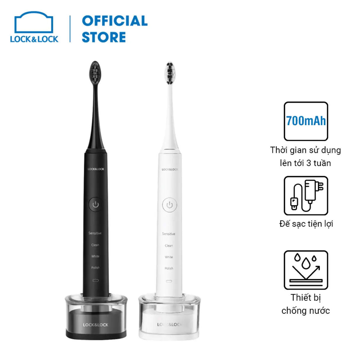 bàn chải điện Lock&lock mới ra mắt thị trường