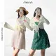 Áo khoác cardigan cột nơ ống loe MIEU - JA18. 