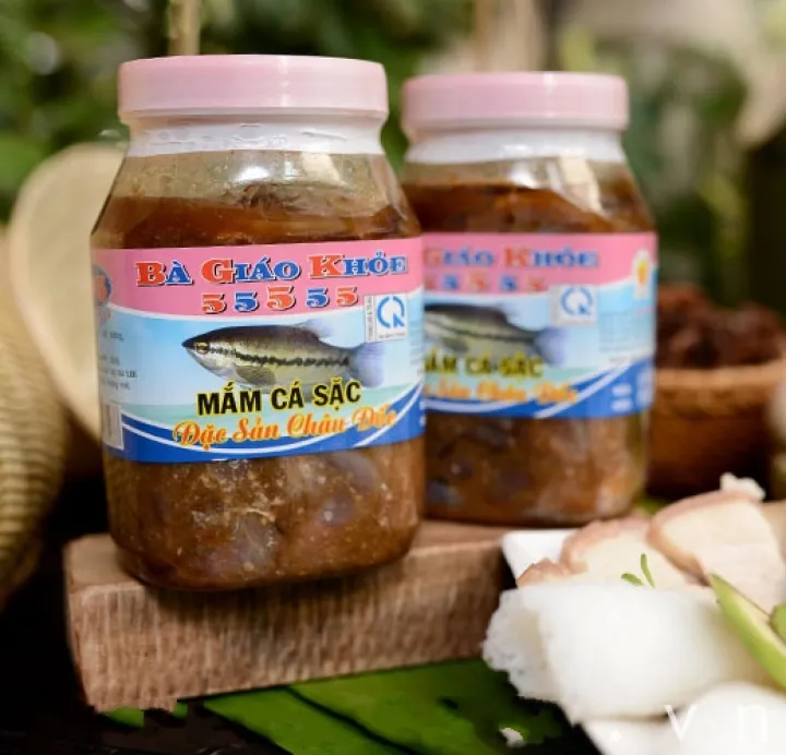 Mắm cá sặc Bà Giáo Khỏe 5555 hủ 500gr đặc sản Châu Đốc Không sử dụng hóa chất phẩm màu độc hại