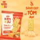 [VỊ MỚI] Combo 3 Bịch Bánh Kenju quy hành kem dẻo túi 186g - Bánh kẹo Richy. 