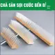 Chổi Chà Sàn Chổi Sợi Cước Cán Dài Chà Sàn Công nghiệp Vệ Sinh Sân Vườn Kích Thước 27cm 30cm 50cm 80cm Dễ Dàng Sử Dụng. 