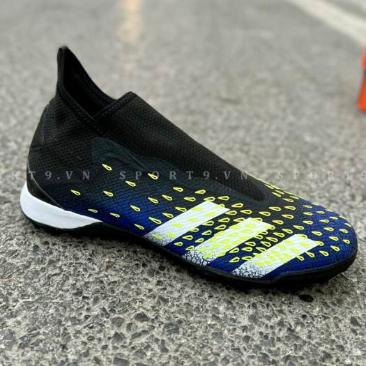 Giày đá bóng adidas Predator Freak .3 Laceless TF Superlative -  Đen/Xanh/Trắng - FY0619 - Giày Bóng Đá | ĐồLótNữ.vn