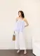 Quần culottes MIEU trơn dài - HM12 (Kem Lá/Trắng). 