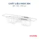 Rổ đựng dụng cụ rửa chén gác bồn HIVE small rack inox Cao Cấp 수세미망. 
