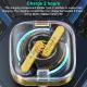 ai Nghe Bluetooth V5.3 WEKOME V07 Thiết Kế Trong Suốt Âm Thanh Sống Động. 