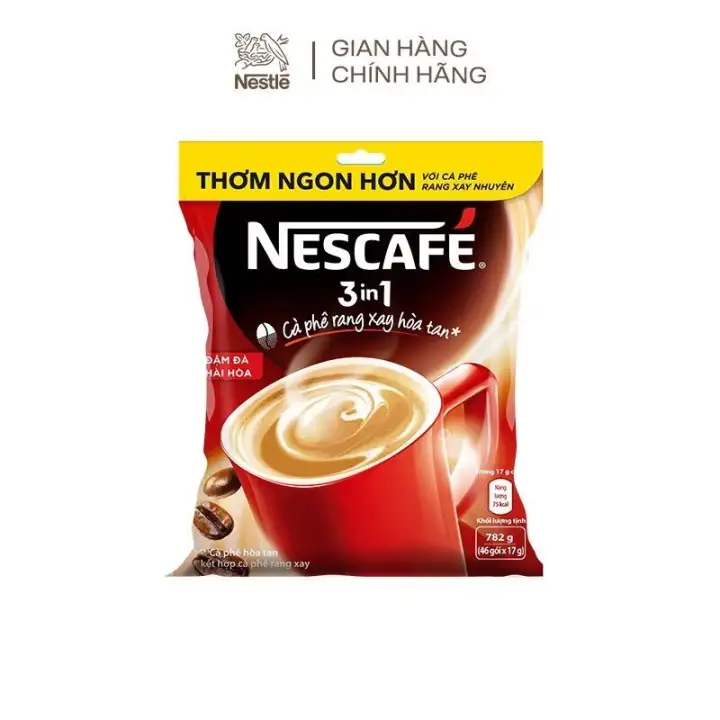 Nescafe 3 in1 đậm đà 46*17g bịch đỏ – nescafe – top1shop