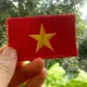 Patch cờ vải sticker Việt Nam thêu full chỉ có nhám dính cờ đỏ sao vàng. 