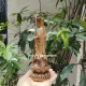 Tượng phật Địa Tạng Vương bồ tát gỗ bách xanh cao 20 cm. 