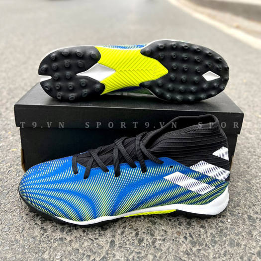 Giày đá bóng Adidas Nemeziz .3 TF Superlative - Xanh Dương/Vàng/Đen - FW7407  - Giày Bóng Đá | ĐồLótNữ.vn