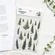 Sticker hoa lá aesthetics vintage, nhãn dán trong suốt hoa hồng không thấm nước dán mũ bảo hiểm trang trí bullet journal. 