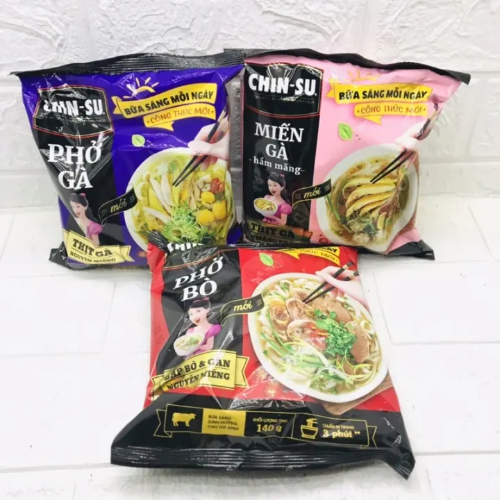 GÓI PHỞ BÒ CHINSU THỊT BÒ NGUYÊN MIẾNG 132G