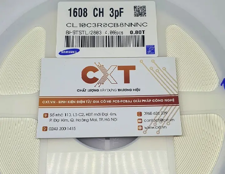 Tụ dán loại 0603 50V các giá trị (10c)