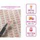 In tem vỡ, tem bảo hành, tem niêm phong giá rẻ chất lượng cao. 