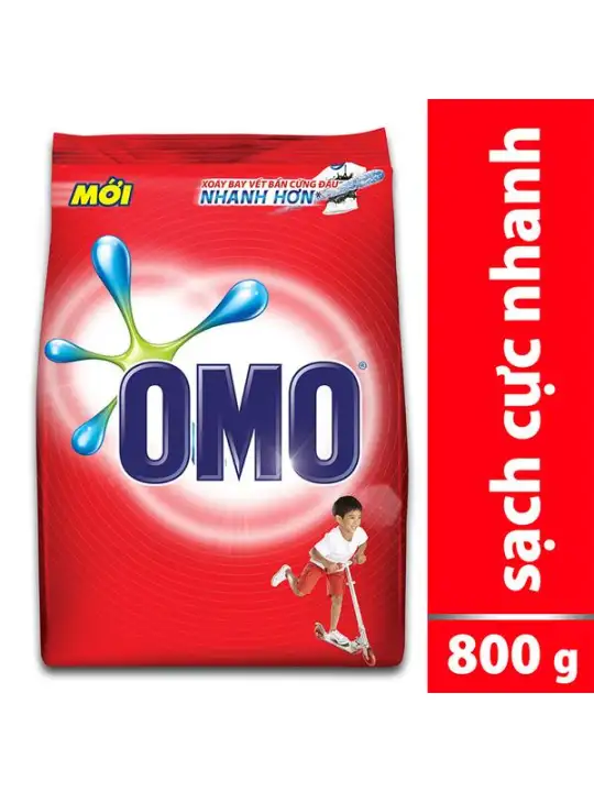Combo 2 túi Bột giặt Omo 800G