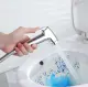Vòi xịt vệ sinh hợp kim cao cấp, đế cài vào thành bồn cầu - không khoan lỗ. 