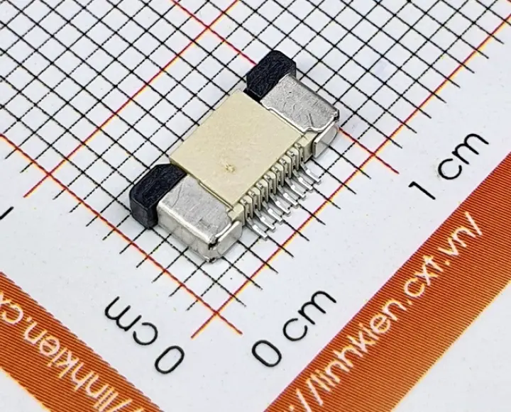 Cổng FPC 0.5mm 8 Pin Top Contact SMD