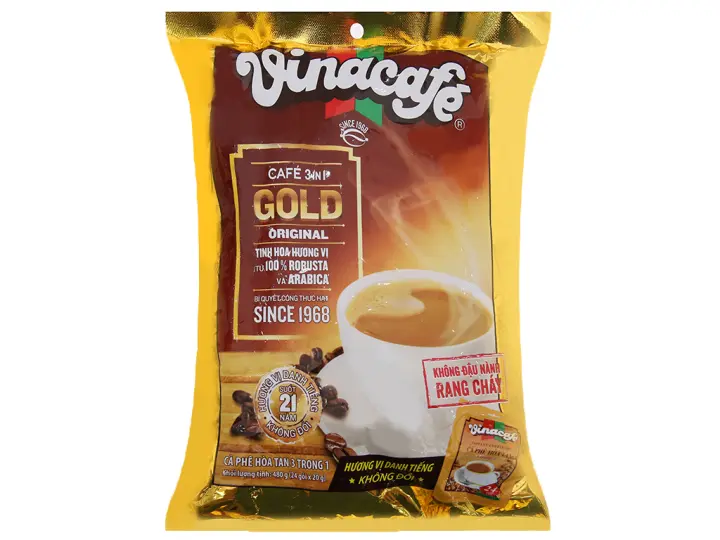 SaleBox - Thông tin mua sắm, khuyến mãi 22 Cà Phê Sữa Hòa Tan Vinacafe Bịch 24 gói x 20g