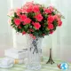 [HCM]Bình bông lọ hoa thủy tinh cao 20CM TRẮNG TRONG họa tiết ngẫu nhiên. 
