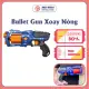 Đồ Chơi Trẻ Em Phóng Xốp Neft Cỡ Vừa BULLET GUN XOAY NÒNG - Nhựa ABS An Toàn Với Trẻ Em. 