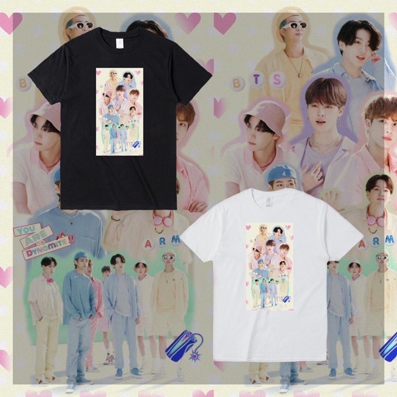 [DF]Áo thun in hình BTS Band siêu chất
