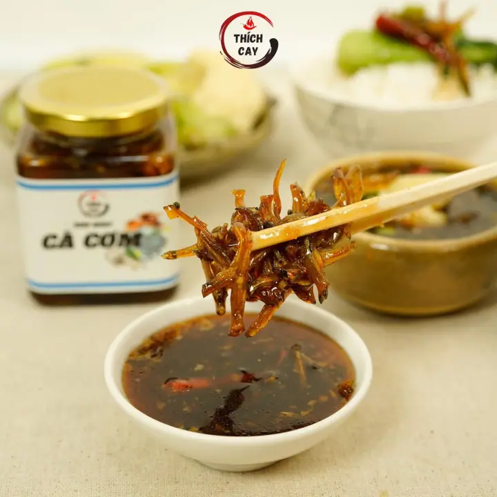 Kho quẹt cá cơm- Thích cay