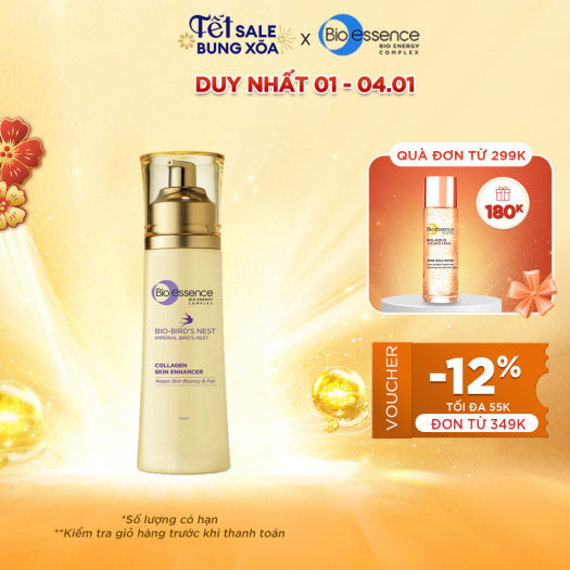 Nước cân bằng dưỡng da tươi sáng và căng mọng Bioessence BioBird's