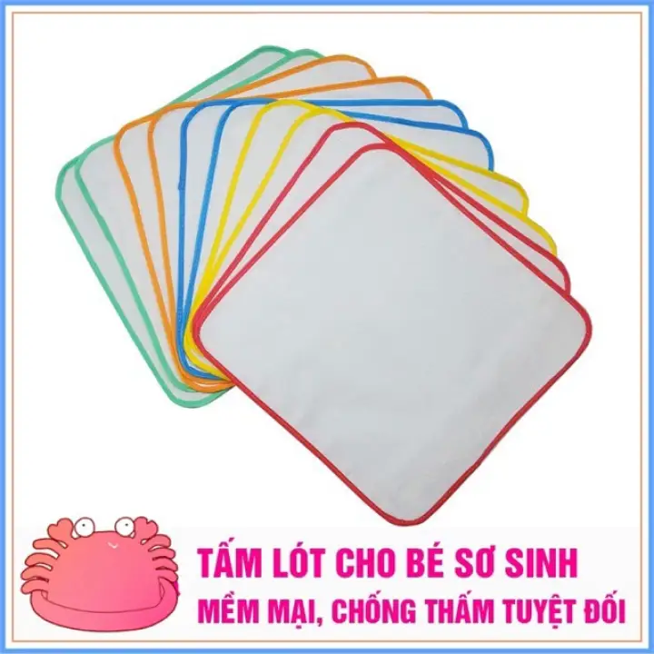 Tấm lót thay bỉm cho bé sơ sinh (30x30cm) sản phẩm tốt với chất lượng độ bền cao và được cam kết sản phẩm y như hình