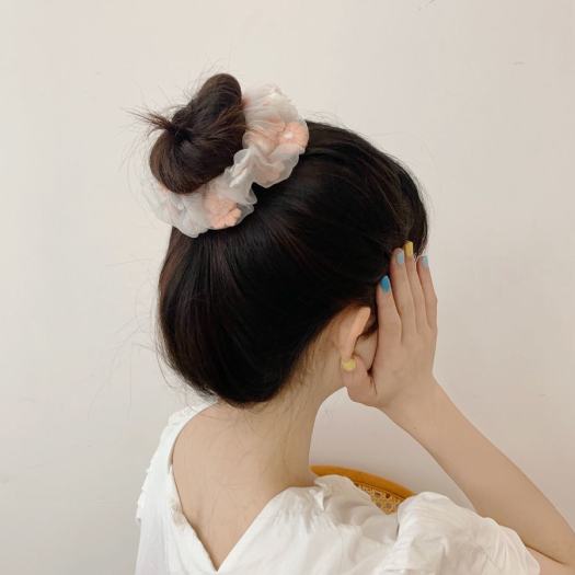 Dây Buộc Tóc Scrunchies thêu hoa Nhiều Màu Hàn Quốc CT2 - Phụ kiện cho tóc  | TheFaceHolic.com