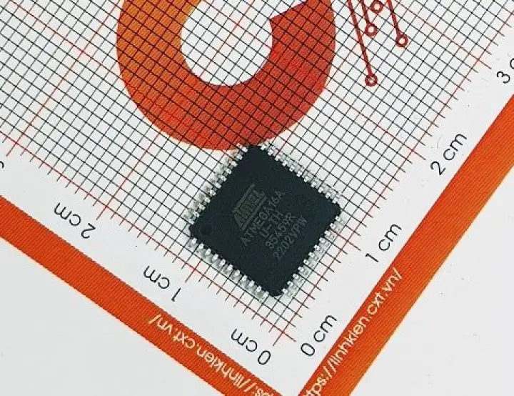 Vi điều khiển ATmega16A-AU IC MCU 8BIT 16KB FLASH 44TQFP