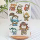 Hình xăm dán Tattoo DORAEMON DOREMON dễ thương cute TooYoo BK00015. 