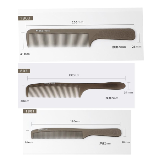 Bộ lược cắt tóc nam baber Makar Combo lược chất liệu ABS cao cấp dành cho  thợ tóc  Lazadavn